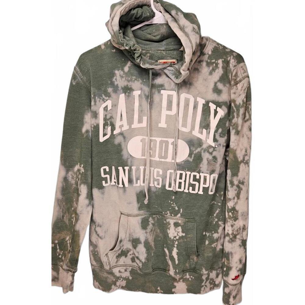 Cal Poly San Luis Obispo Green Tie-Dye Hoodie